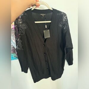 Massimo Dutti black Cardigan size S